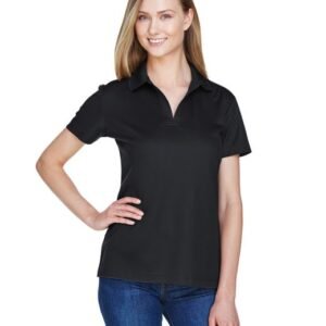Devon & Jones CrownLux Performance® Ladies' Plaited Polo